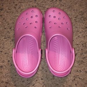 Pink Crocs